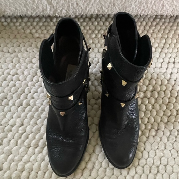 Valentino rock stud chunky heel boot - Picture 6 of 11